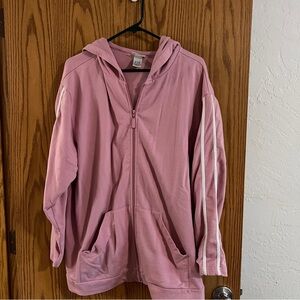 Pink zip up